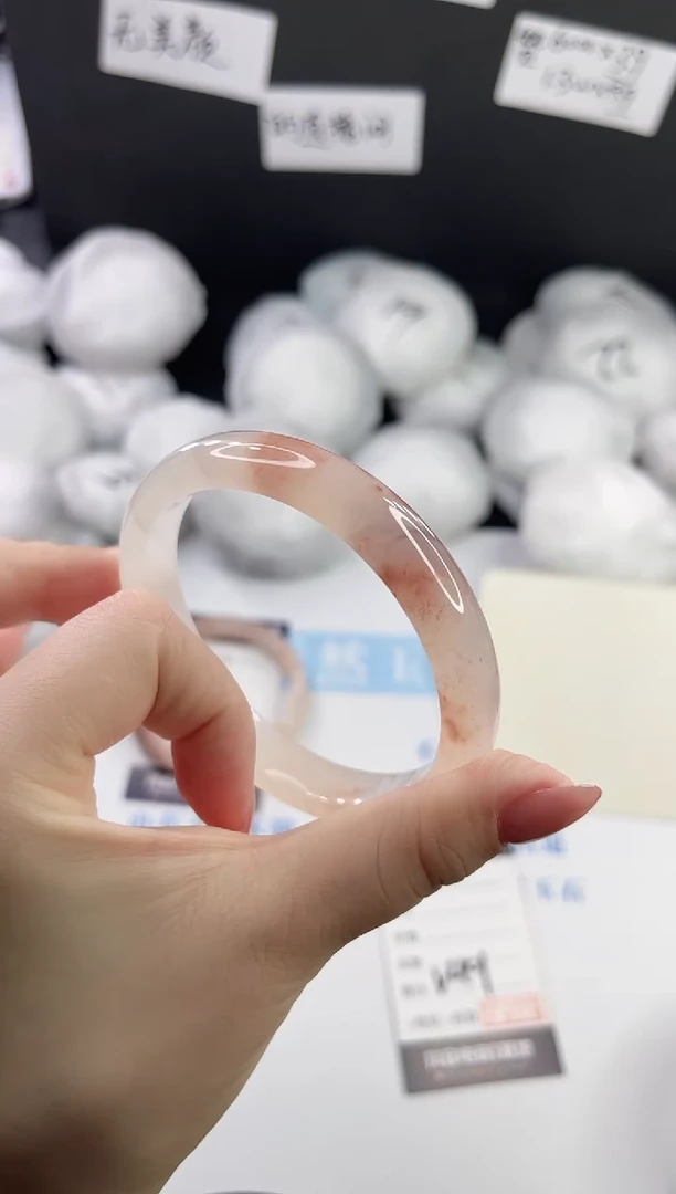 未镶嵌手镯石英质玉多样性发货V49