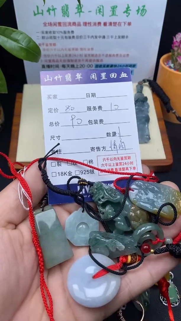 颈饰未镶嵌翡翠3000834