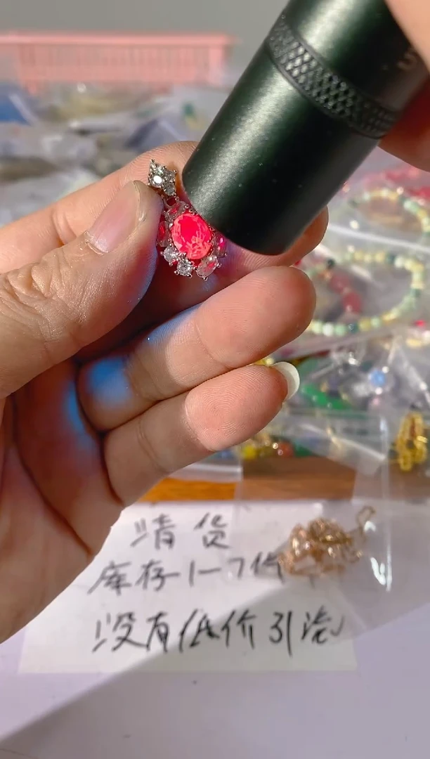 【闪购商品】水晶颈饰未镶嵌468红宝，蓝宝，贝珠多样性发一件赠链