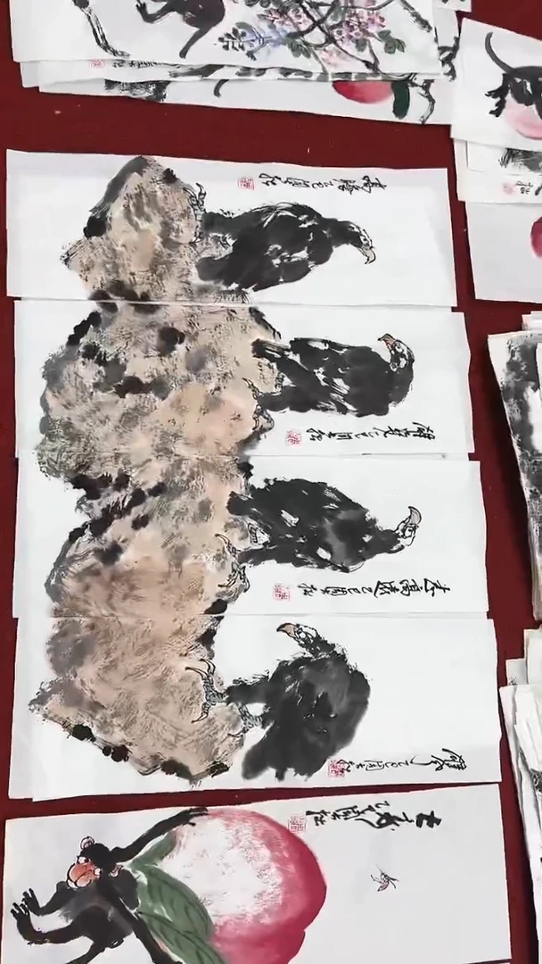 国画周大拙/国画/花鸟