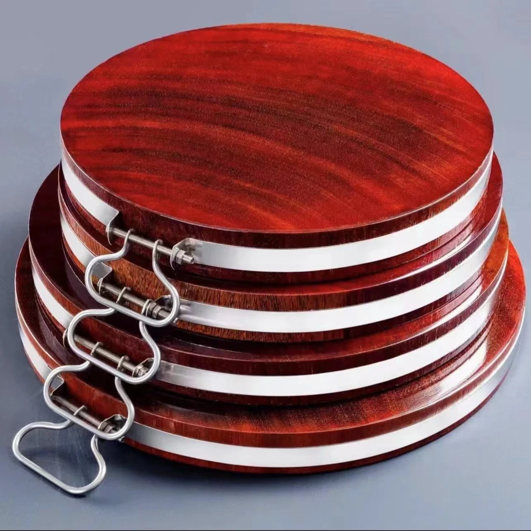 [抖音年货节】圆形红铁木家用商用加厚整木无漆无蜡多规格菜板