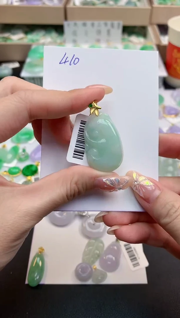 颈饰未镶嵌翡翠天然缅甸A货翡翠