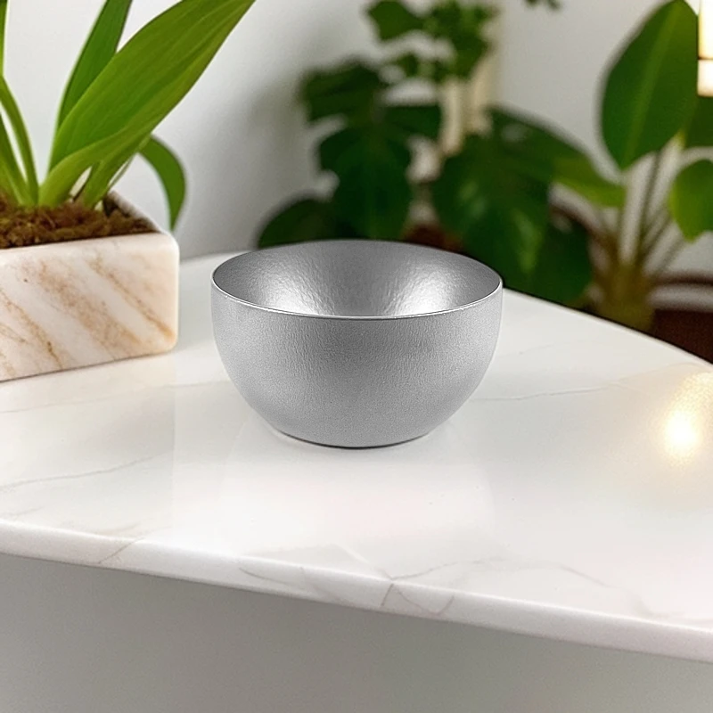 【纯钛餐具链接】瑕疵圆底小茶杯商品以直播实物为准