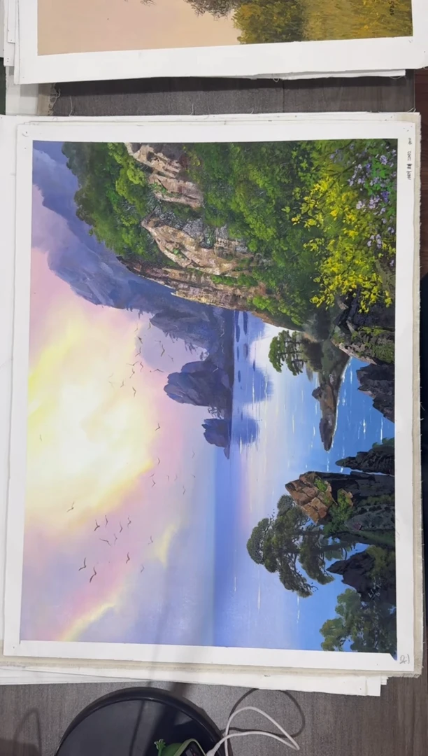 油画【26号】朝鲜原创纯手绘孤品油画丨顺丰包邮