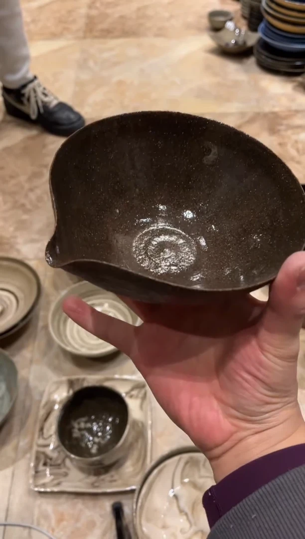 【闪购商品】瓷片559 龙柳木扣碗1个