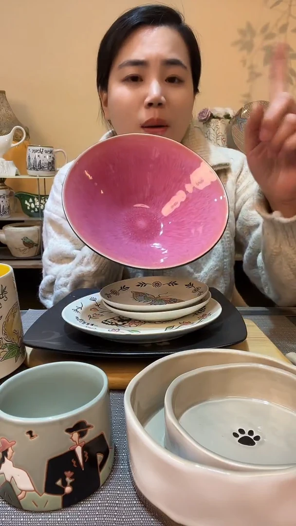 【闪购商品】瓷片底部针眼 8.5英寸碗 介意勿拍