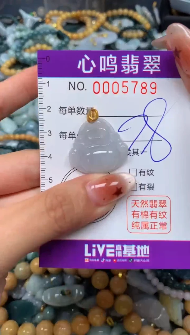 翡翠未镶嵌颈饰闪购005789