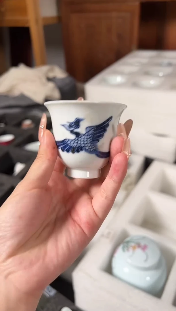 瓷片景德镇瓷器茶器茶杯