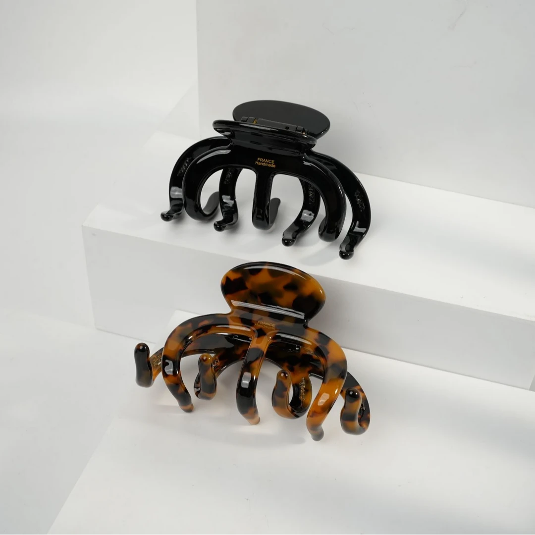 鲨鱼夹抓夹极简风网红女气质发夹发饰优雅日韩头饰法式简约