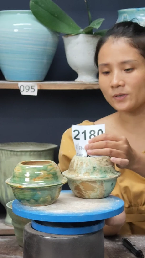 景德镇花盆默认微瑕2180