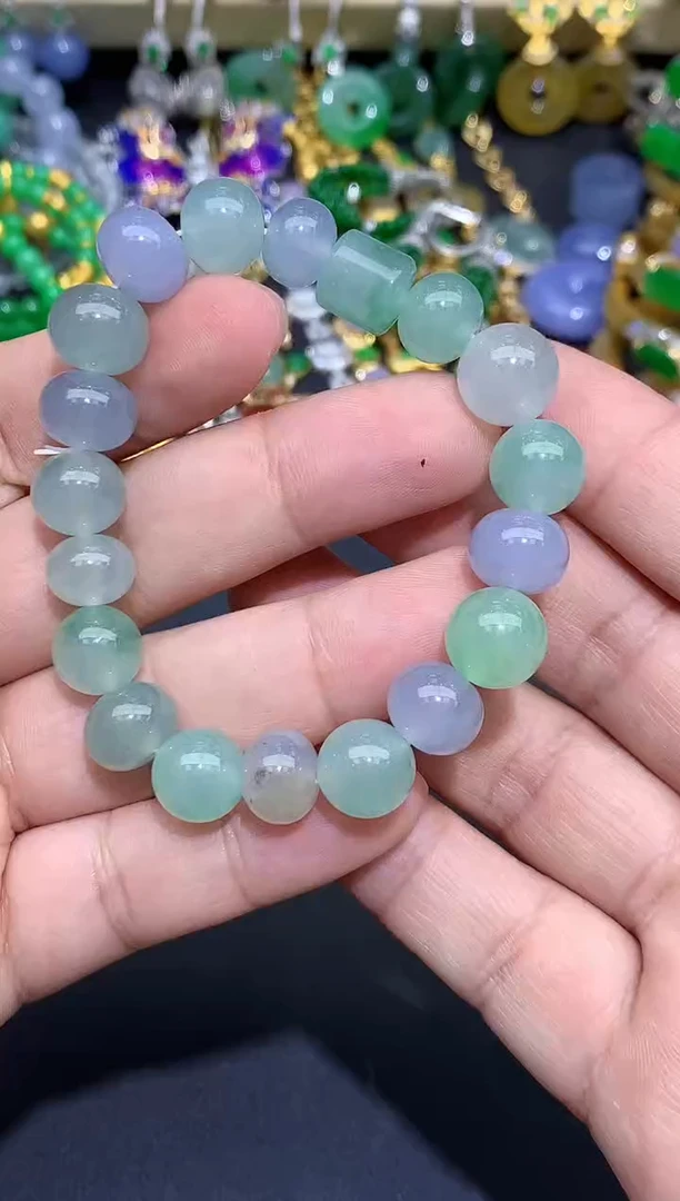 未镶嵌手链翡翠485-春日珠宝