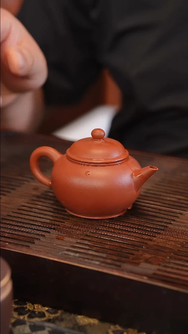 茶壶紫砂全手 大红袍 水平 150cc