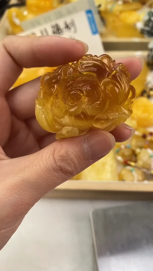 裸石琥珀未镶嵌天然琥珀蜜蜡