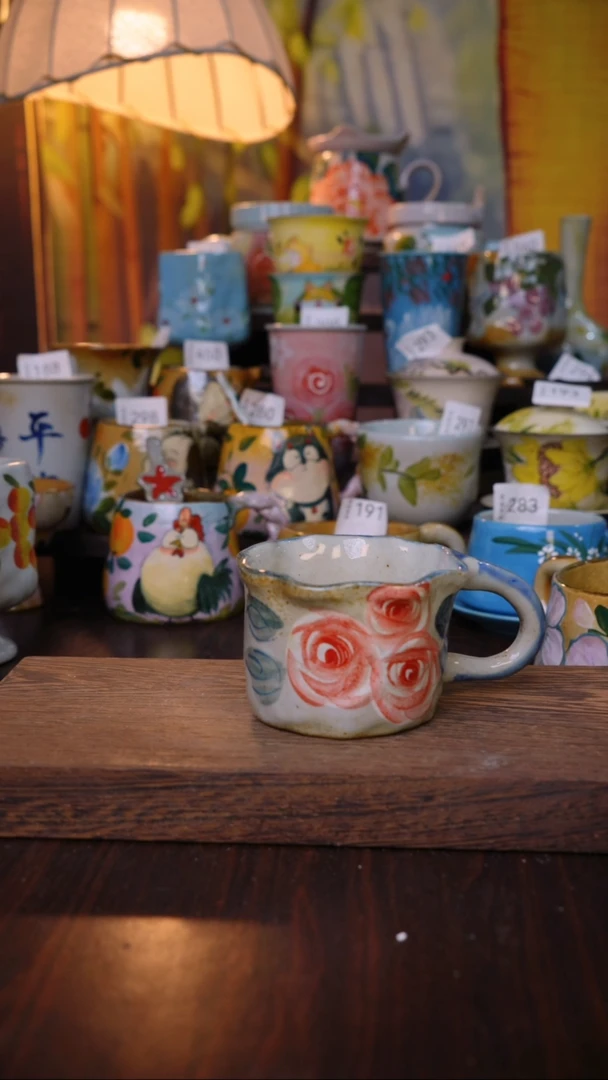 摆件泥垚手作 景德镇手工手绘器物