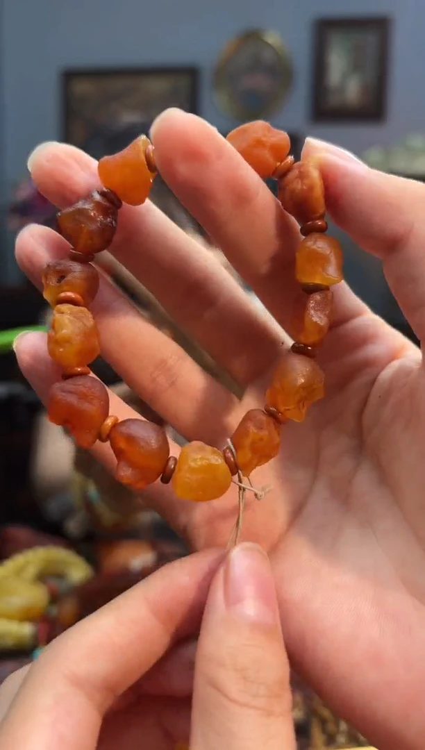 手串琥珀未镶嵌手串
