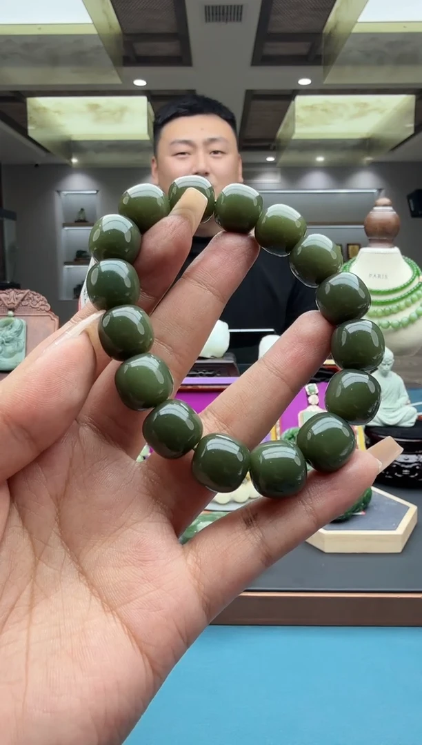 未镶嵌手串和田玉szq14