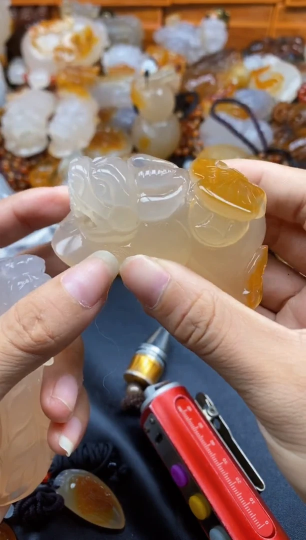 未镶嵌1玛瑙/玉髓梅**福ll