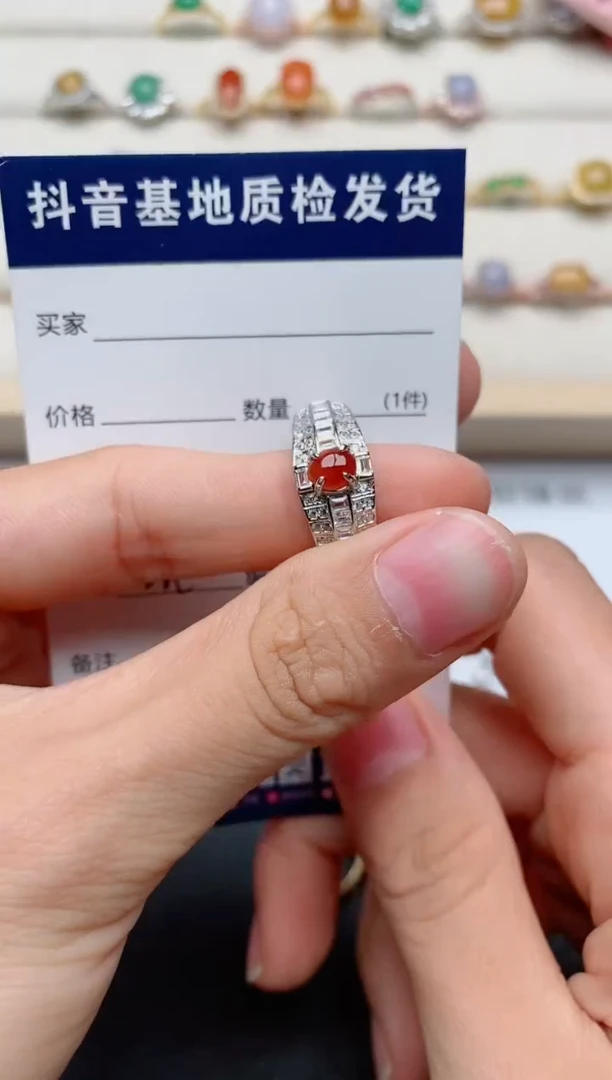 【闪购商品】翡翠戒指银S925镶嵌..........