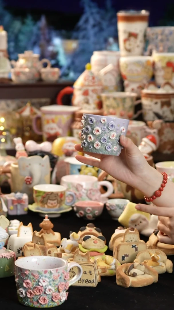 其他陶景德镇釉下彩手绘设计师款陶瓷