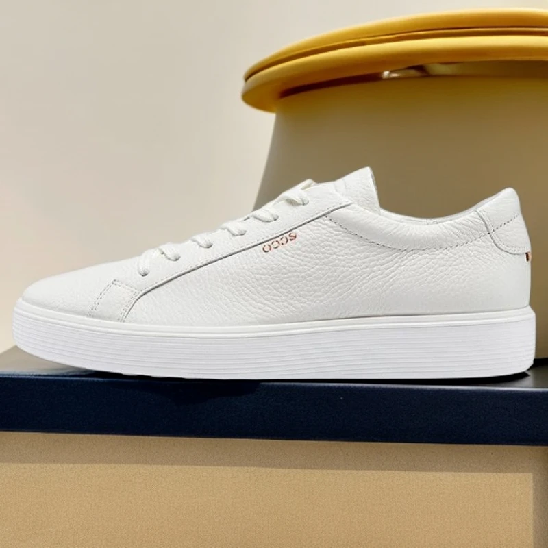 ecco爱步 柔酷 60周年 牛皮 经典简约 低帮 板鞋 男女同款