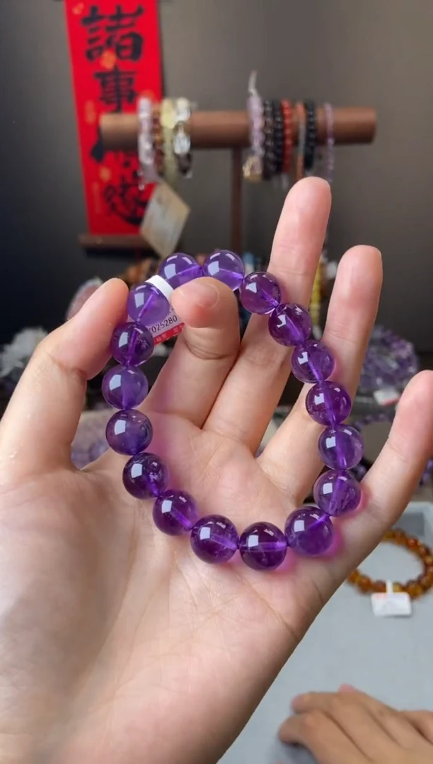 水晶手串未镶嵌12m乌拉圭