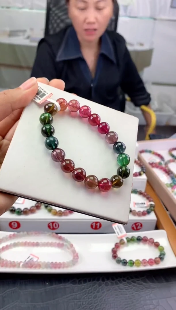 未镶嵌手串碧玺多样性发一条