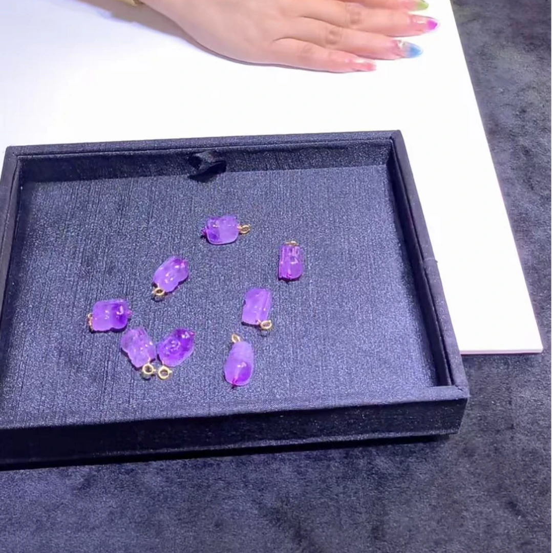 【逍遥】紫水晶小貔貅吊坠*4041A/114/多样性发/1件