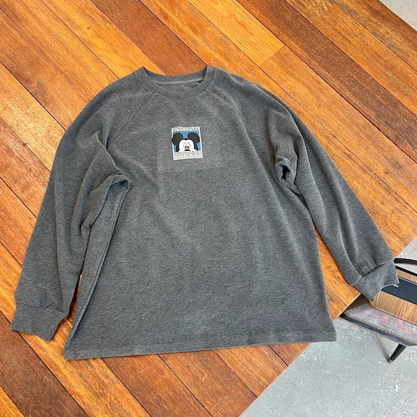 【杨英家阔版插肩袖显瘦设计感】双面德绒卡通印花T恤583