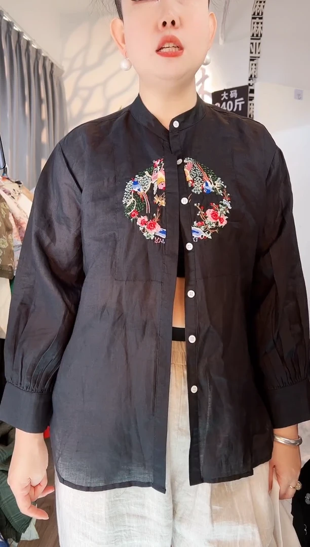 亚麻大码女装系列。