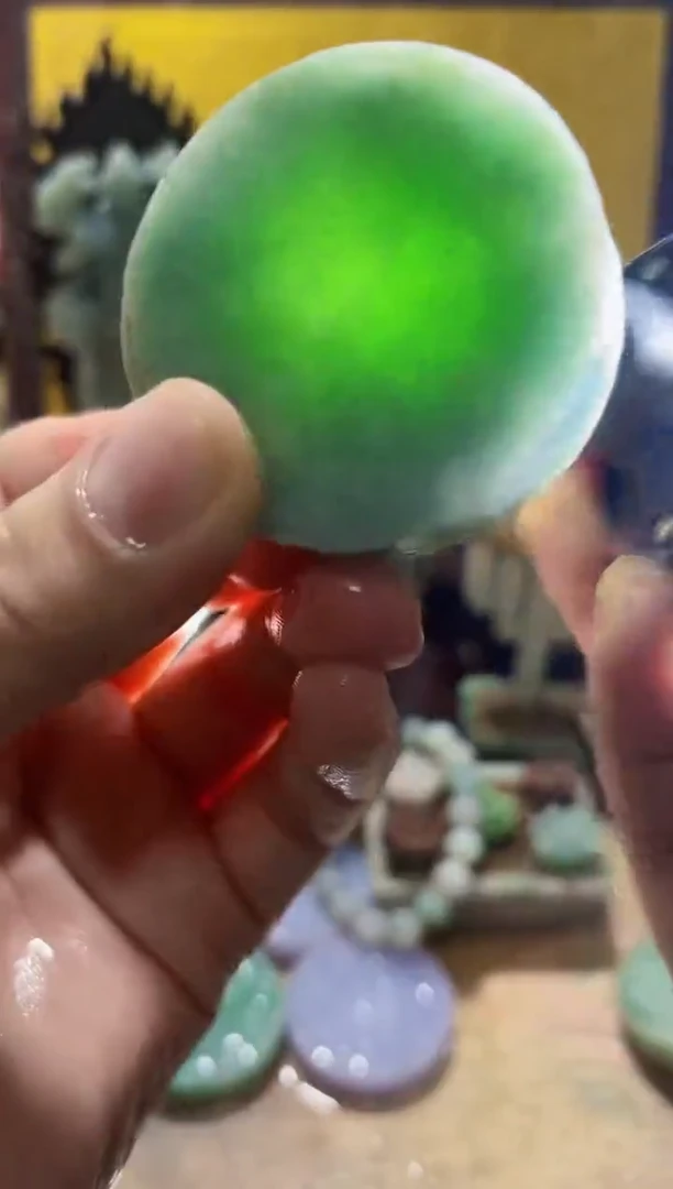 未镶嵌挂件翡翠A货常璀7904