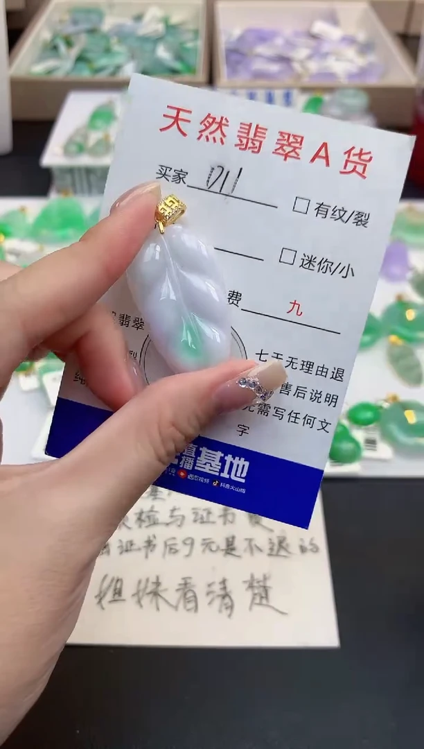 颈饰未镶嵌翡翠天然缅甸a货翡翠