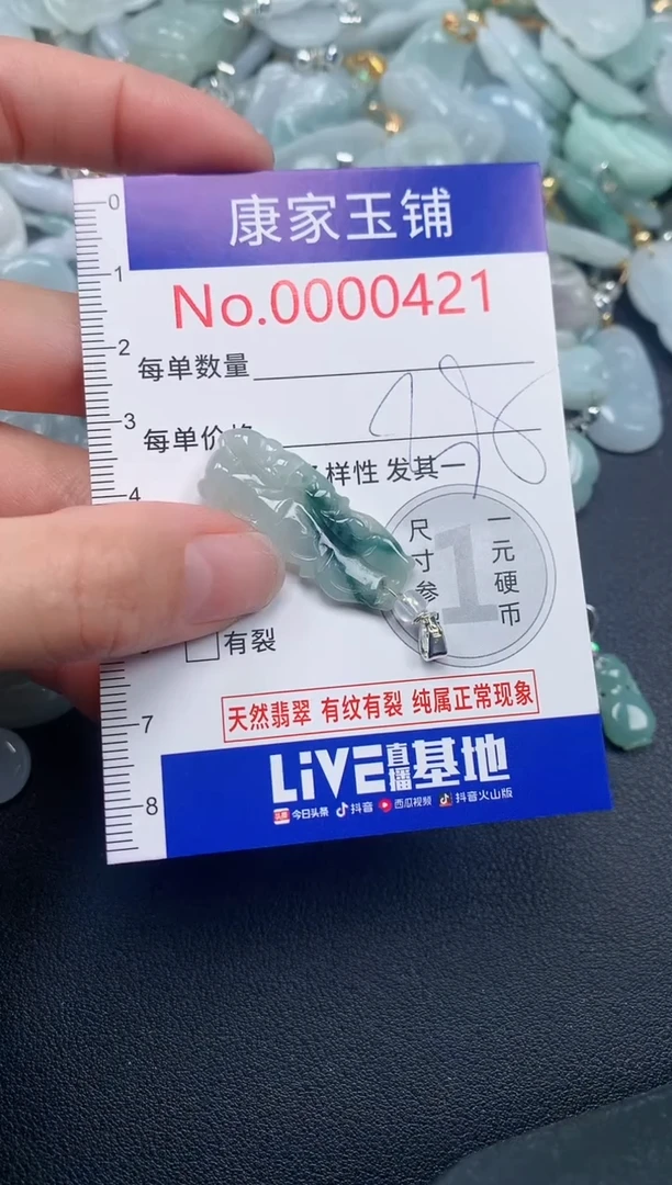 吊坠(不含链)未镶嵌翡翠421