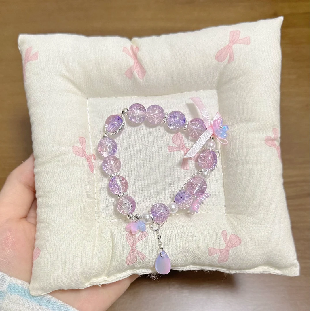 高透冰种琉璃珠手串