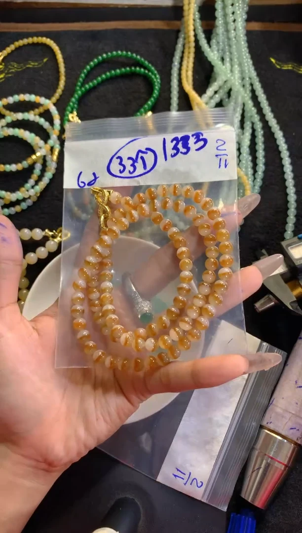 未镶嵌珠串定制翡翠天然缅甸翡翠 多样性发货