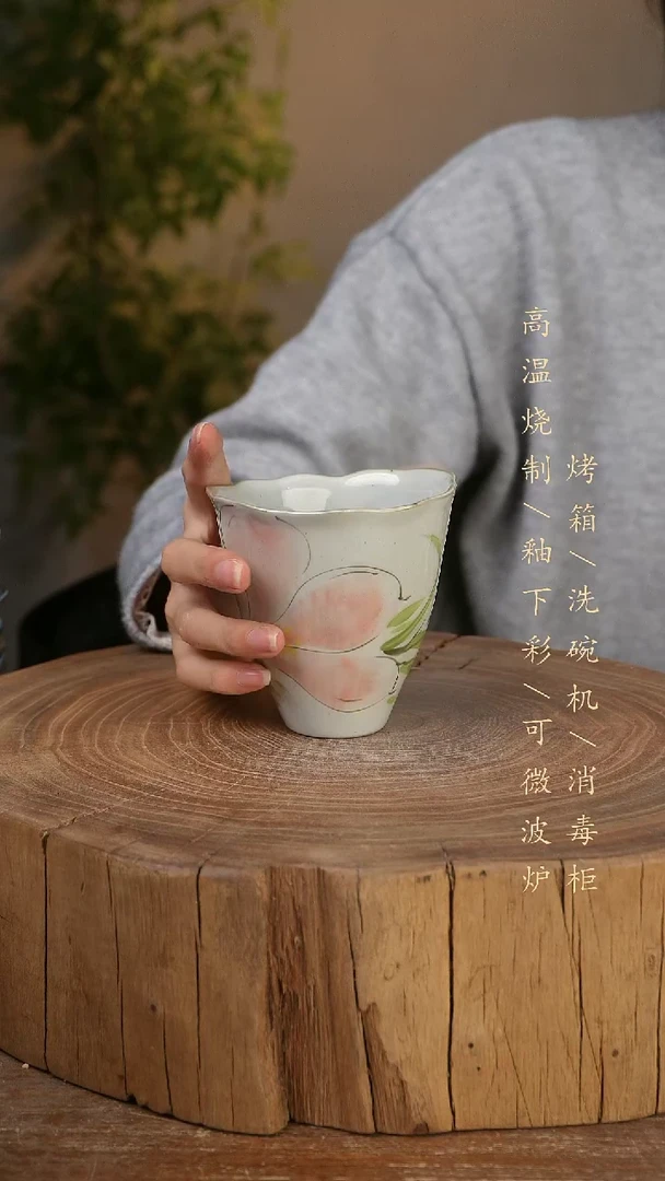 碗瓷景德镇手工手绘高温瓷釉下彩