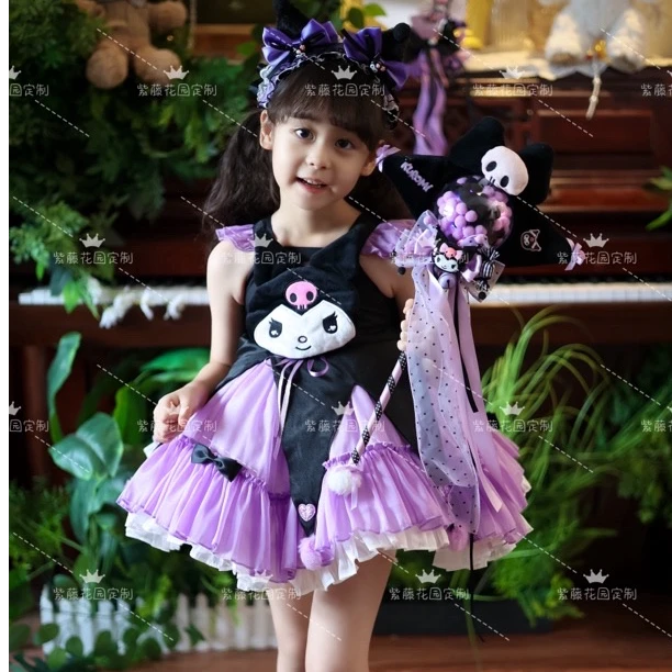 库洛米Lolita生日公主裙高端女童洛丽塔cos礼服裙可爱