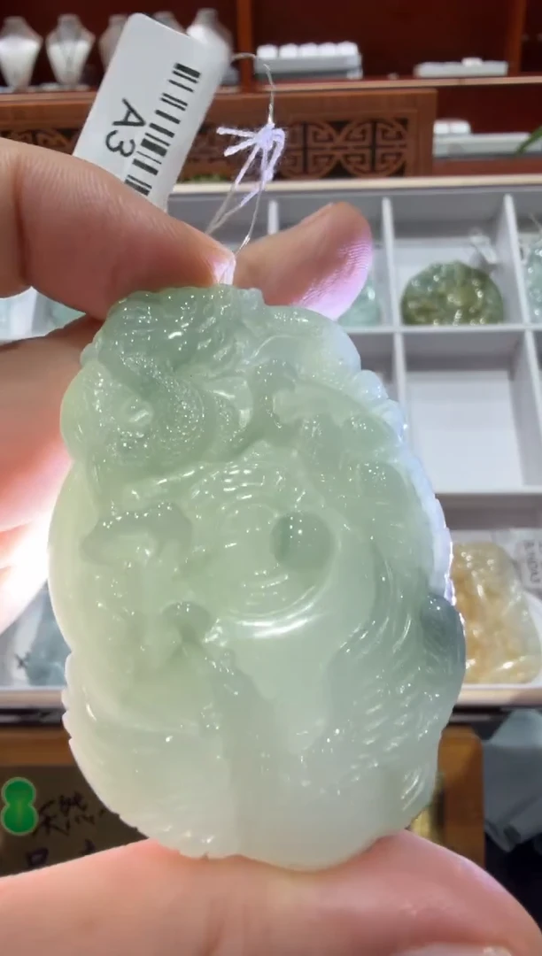 未镶嵌挂件翡翠A货翡翠多样性孤品