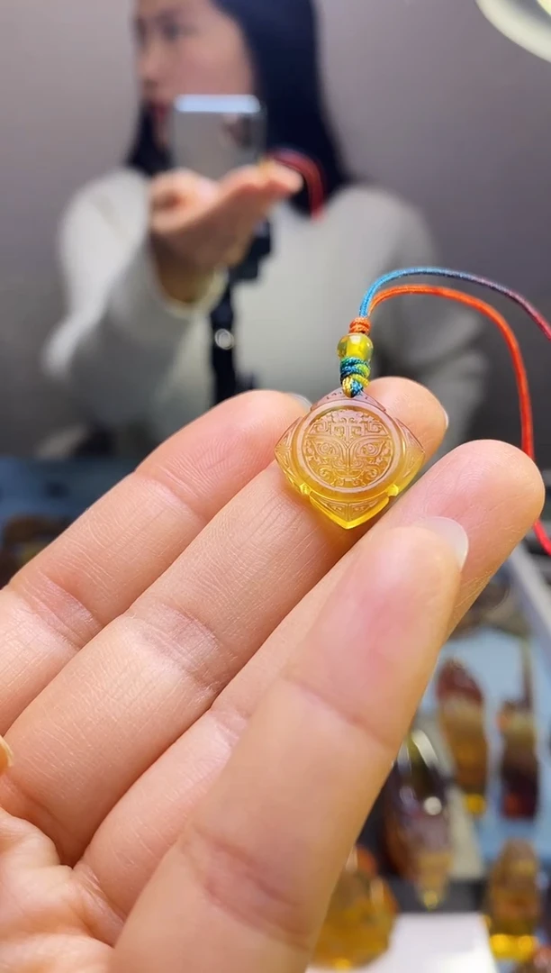 【闪购商品】琥珀颈饰未镶嵌SN5-8（貔貅·四方来财）