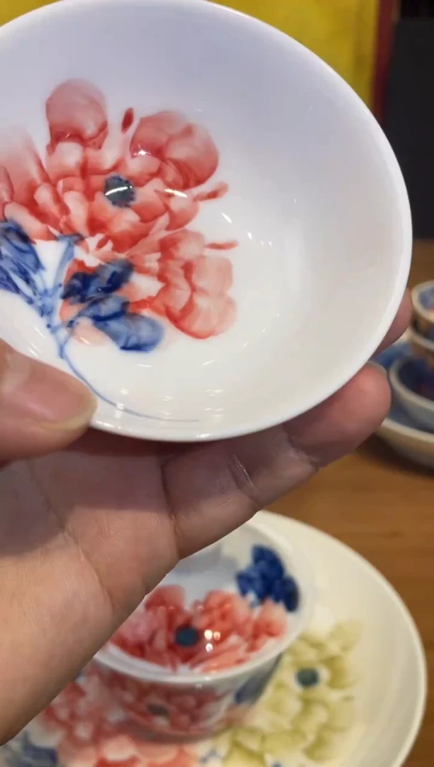 摆件瓷景德镇手工手绘陶瓷