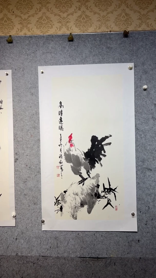 国画澹*张自学水墨国画1