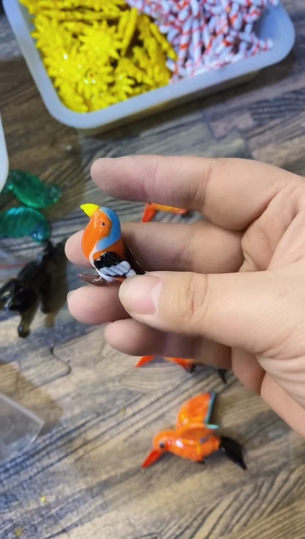 【闪购商品】琉璃手工艺品微瑕鸟