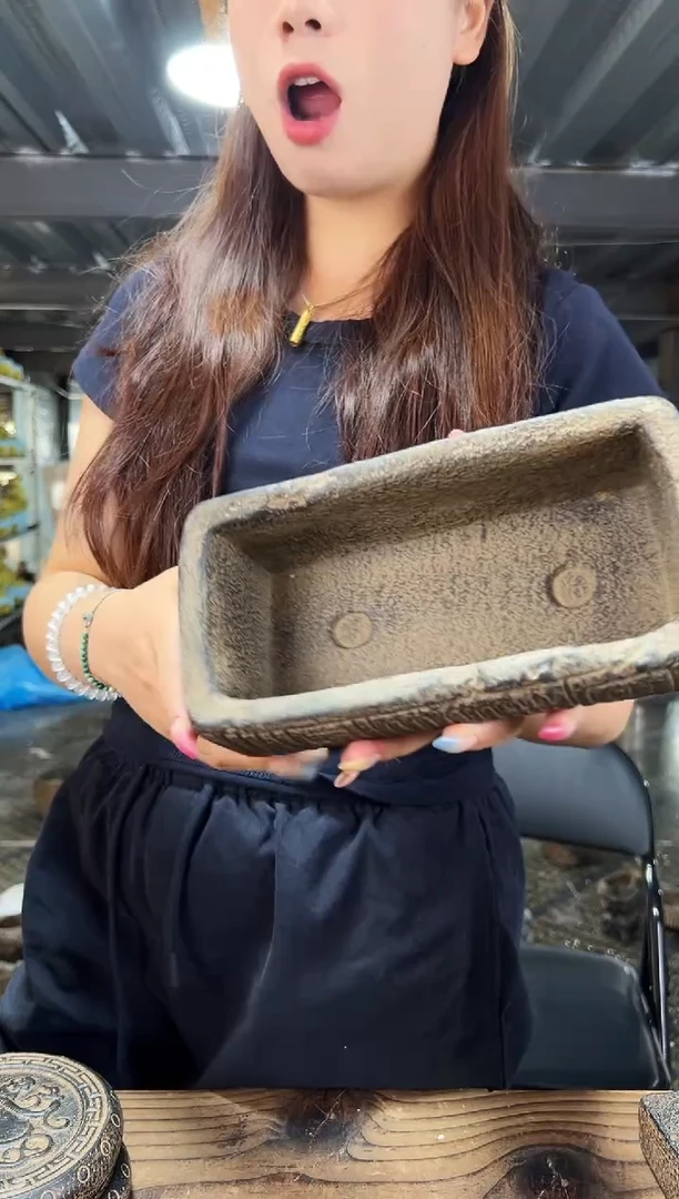 陶土【火山泥】大富贵花盆