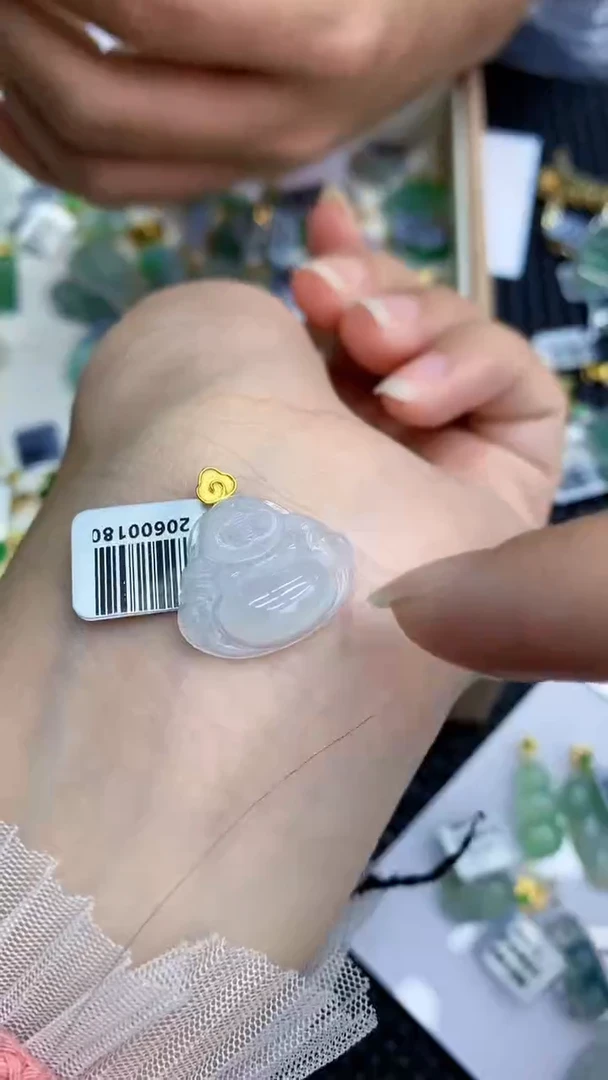 【闪购商品】翡翠颈饰18K金镶嵌            8