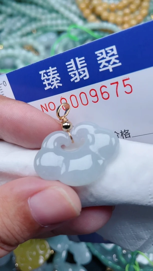 翡翠未镶嵌颈饰.0009675