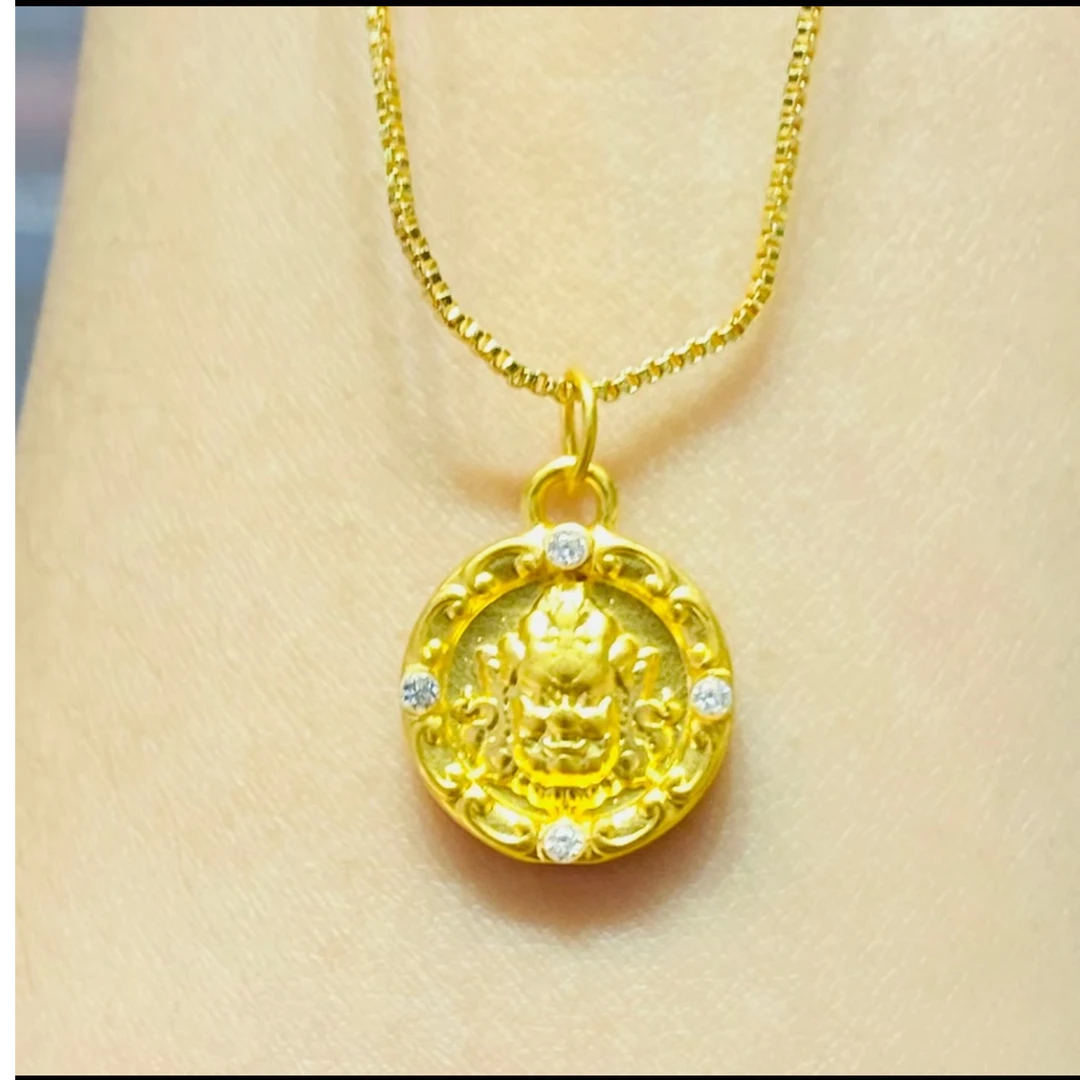 【旺旺金选】足金999黄财神 d