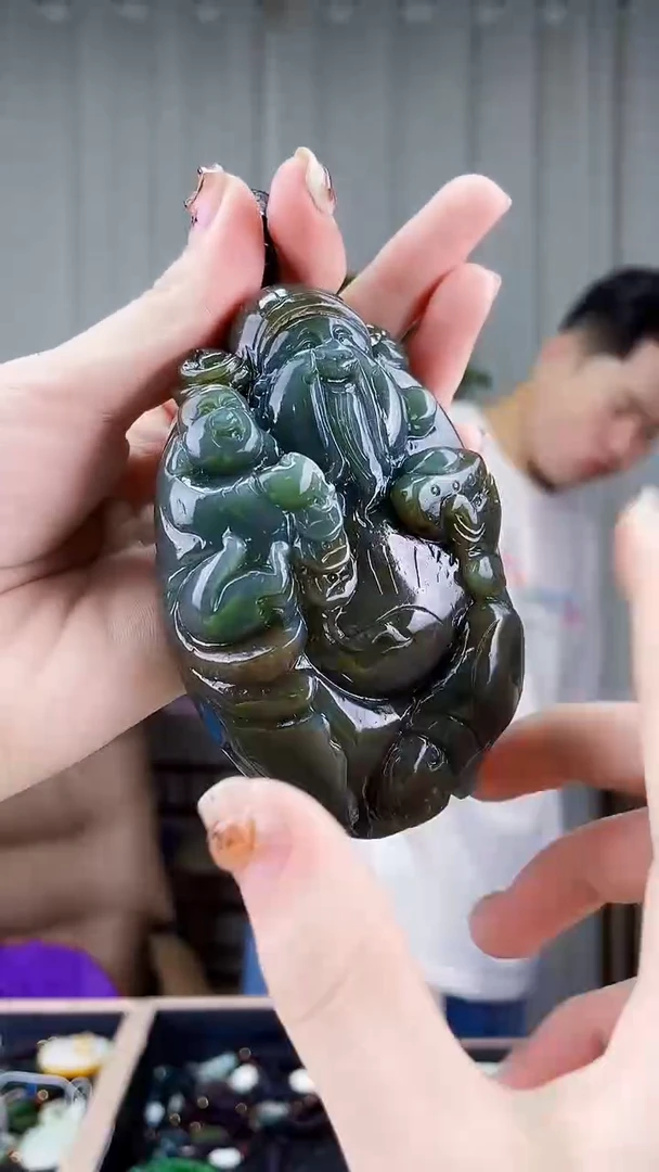 颈饰未镶嵌和田玉拍一发一，多样性发货