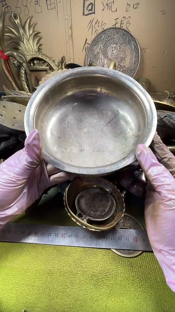 羊*生亿锦铜回流铜器摆件89