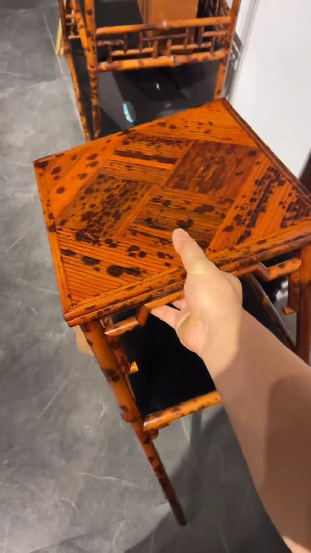 竹顺*湘妃竹花几宋氏花几