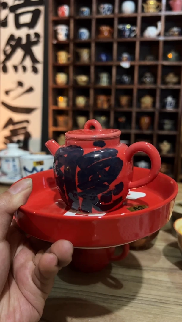 【闪购商品】观云听雨原创手绘茶具