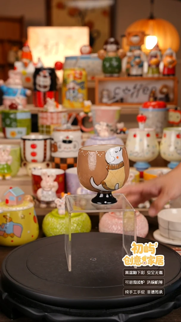 瓷初屿手工彩绘陶瓷餐具